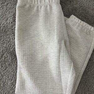 NWT Marine Layer Oatmeal Heather Corbet Quilted Jogger Sweatpants
